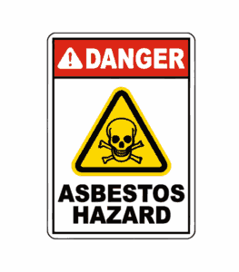 Danger Asbestos hazard