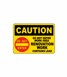 Caution Do not enter Renovation work